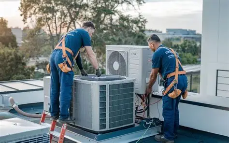 A/C installation work